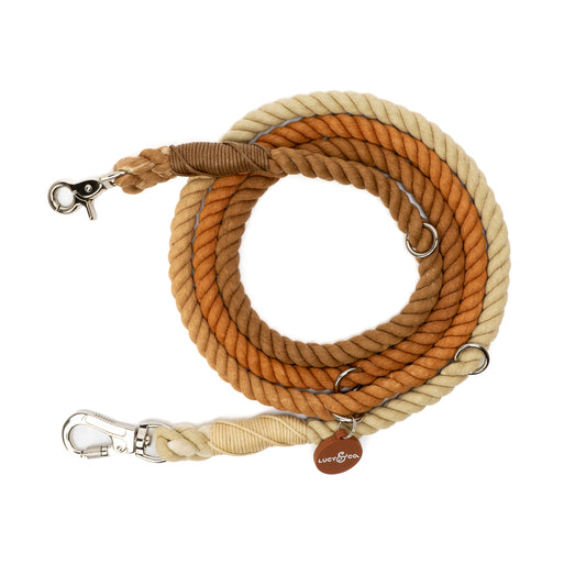 Chocolate Meadows Hands-Free Rope Leash