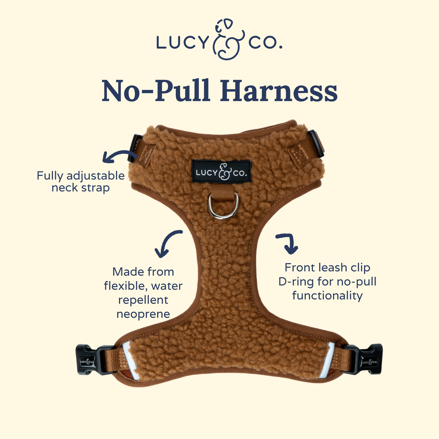 The Cinnamon Teddy No-Pull Harness