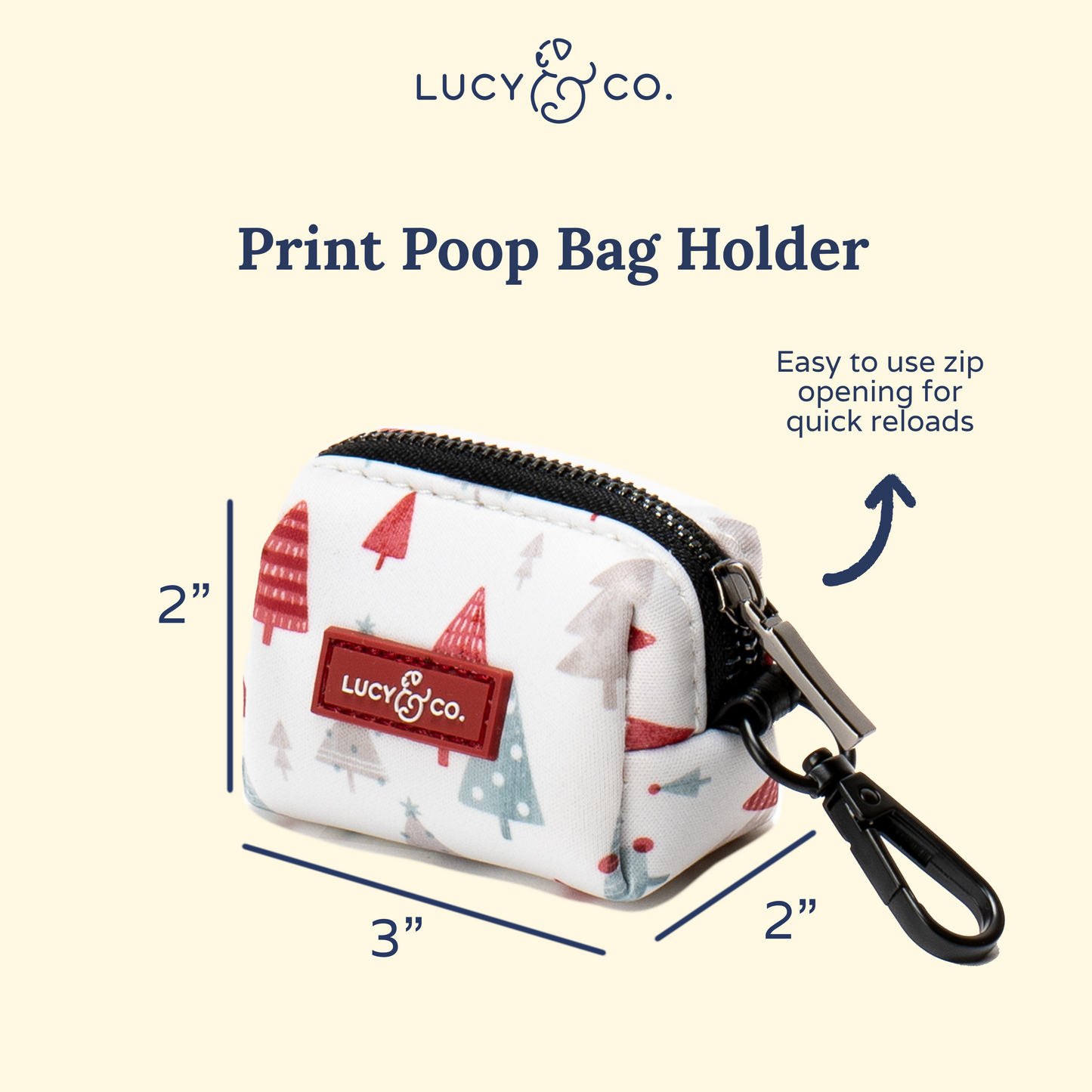 The Fa La La Poop Bag Holder