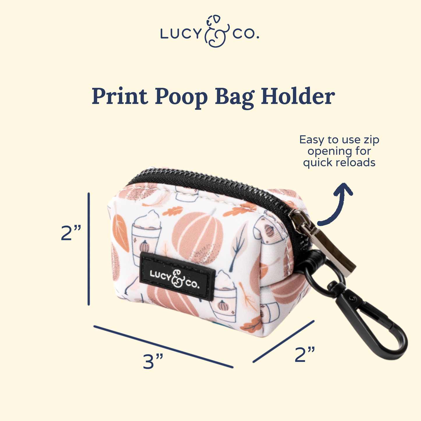 The Awesomely Autumn Poop Bag Holder