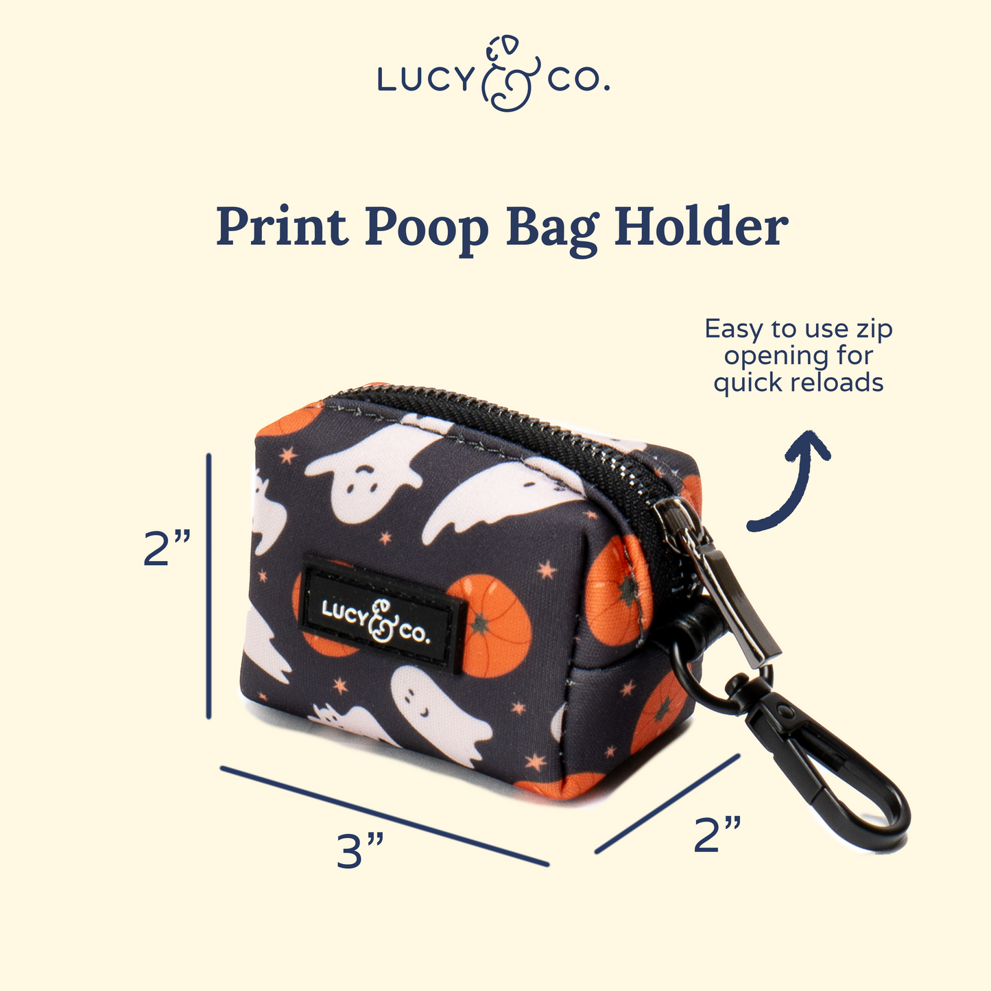 The Happy Haunting Poop Bag Holder