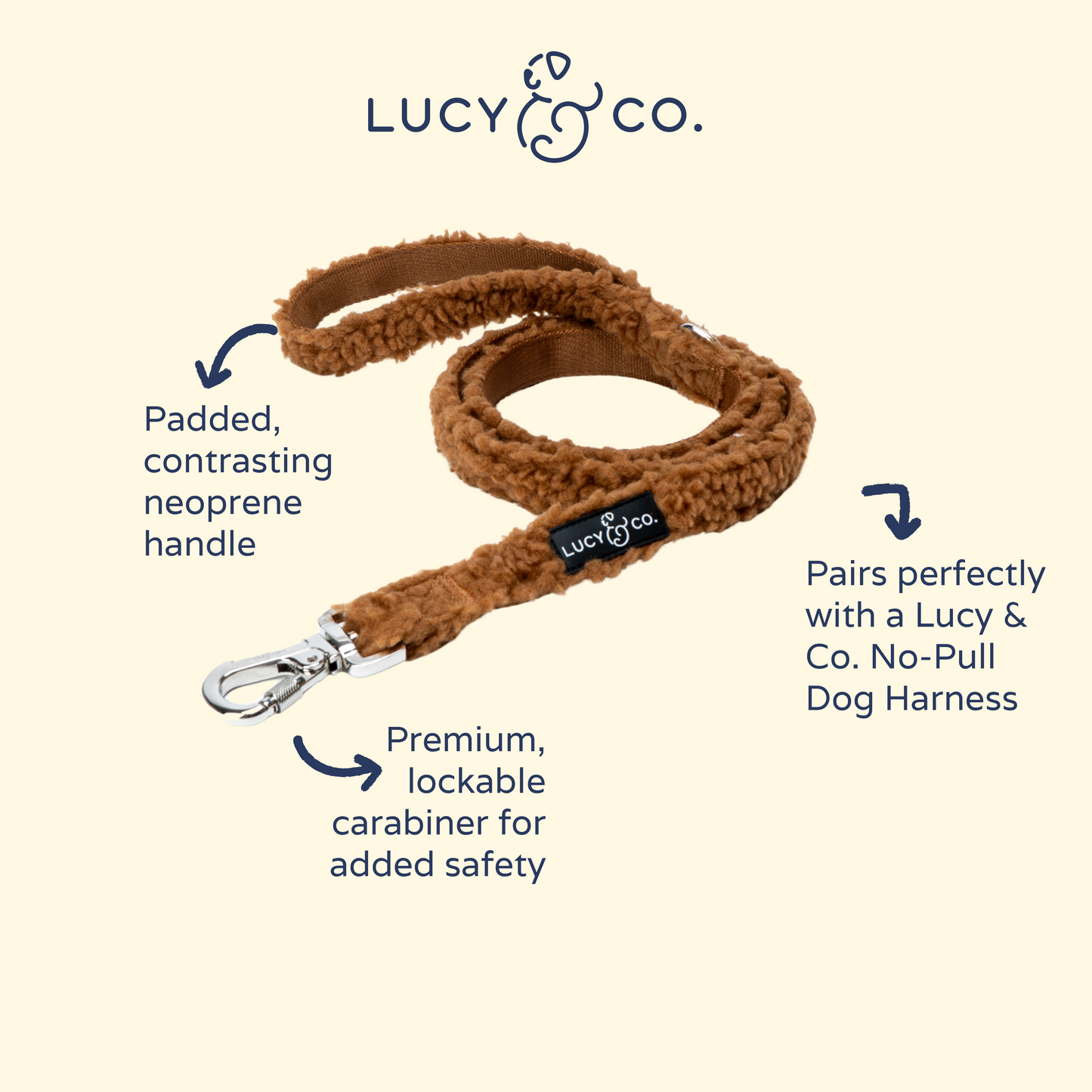 The Cinnamon Teddy Leash