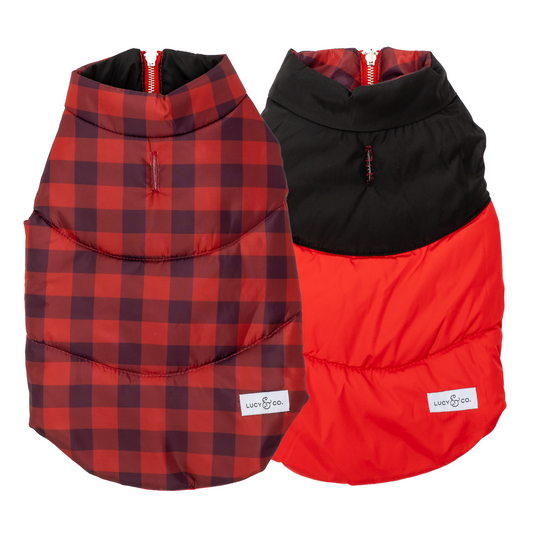 The Holly Jolly Reversible Puffer Vest