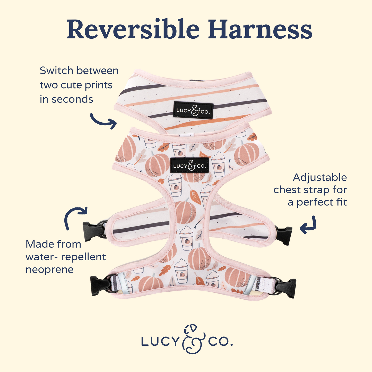 The Awesomely Autumn Reversible Harness