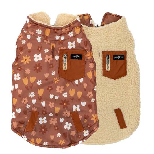 The Chocolate Meadows Reversible Teddy Vest