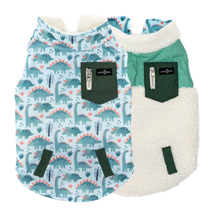 The DinoROAR Reversible Teddy Vest