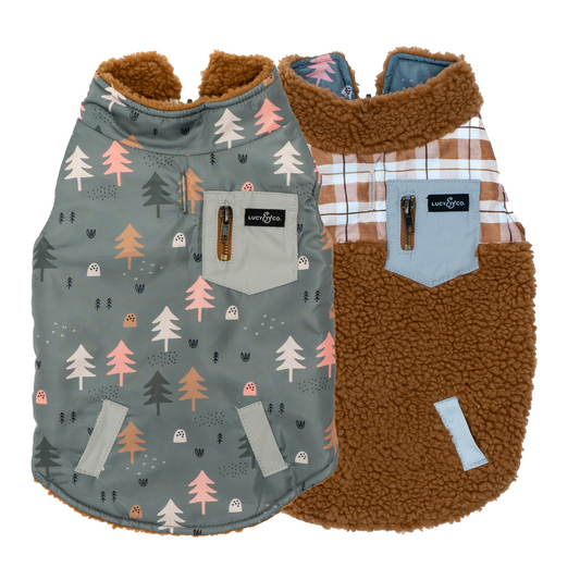 The Take a Hike Reversible Teddy Vest