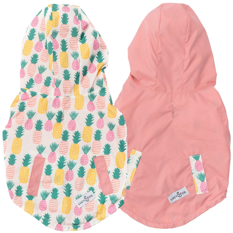 Shop Raincoats for Dogs - Reversible Dog Coat | Lucy & Co.
